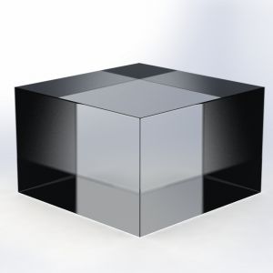 Acrylic Block 2" x 2" x 1-1/4" thick